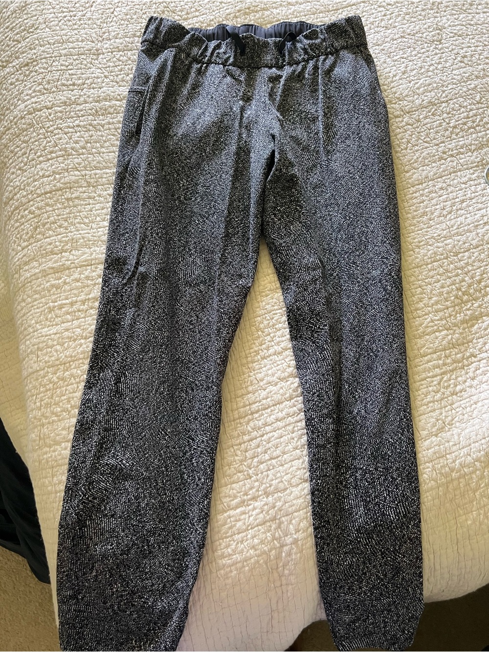 lululemon athletica Heathered Black Jogger Pants